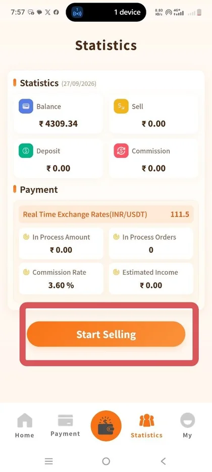 ShaktiPay statistics